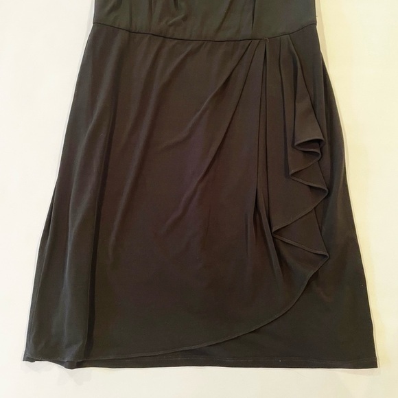 Chetta B Black Twist Sleeveless Cocktail Dress - Picture 3 of 13